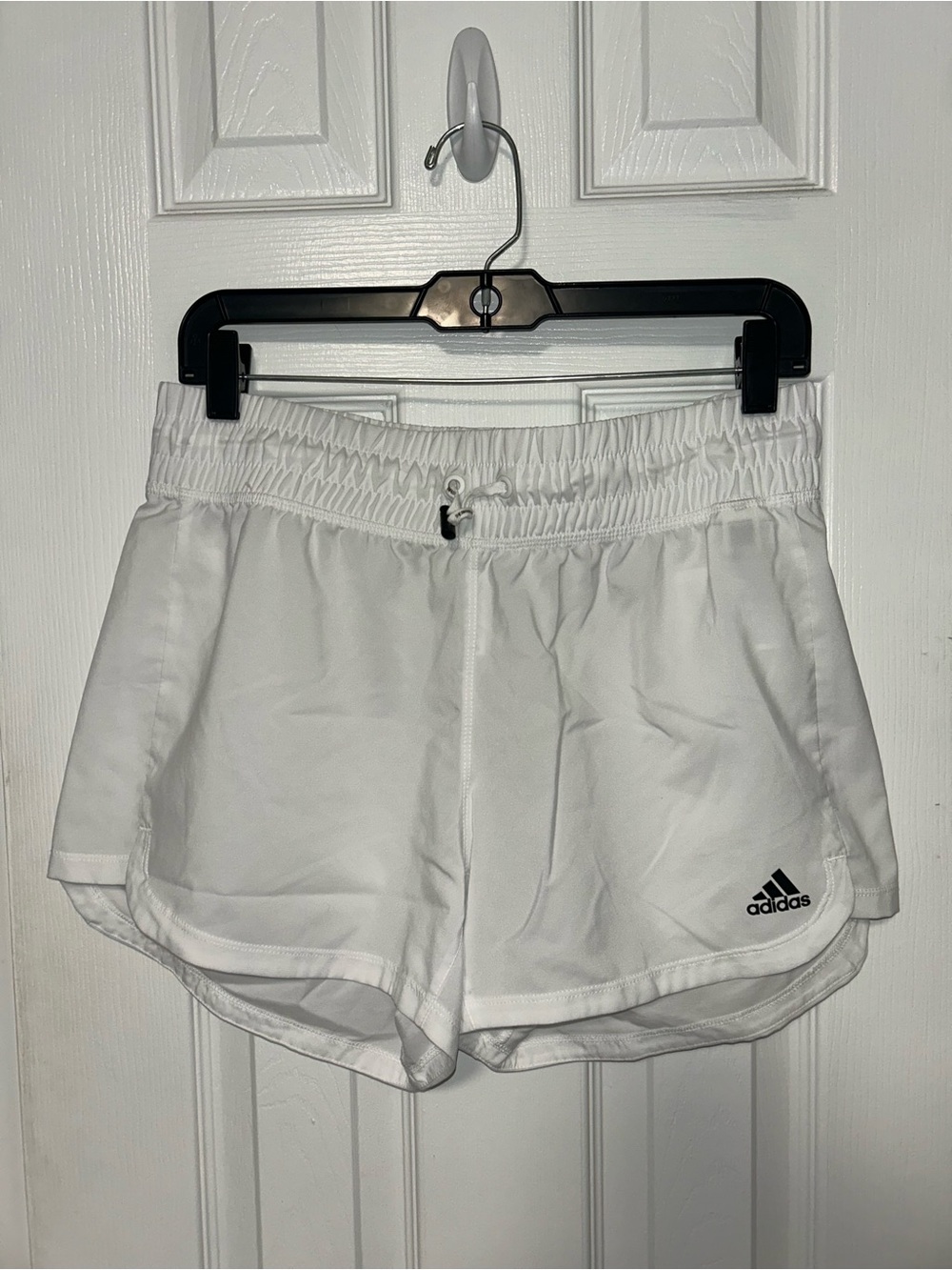 adidas White Women’s Athletic Running Shorts
